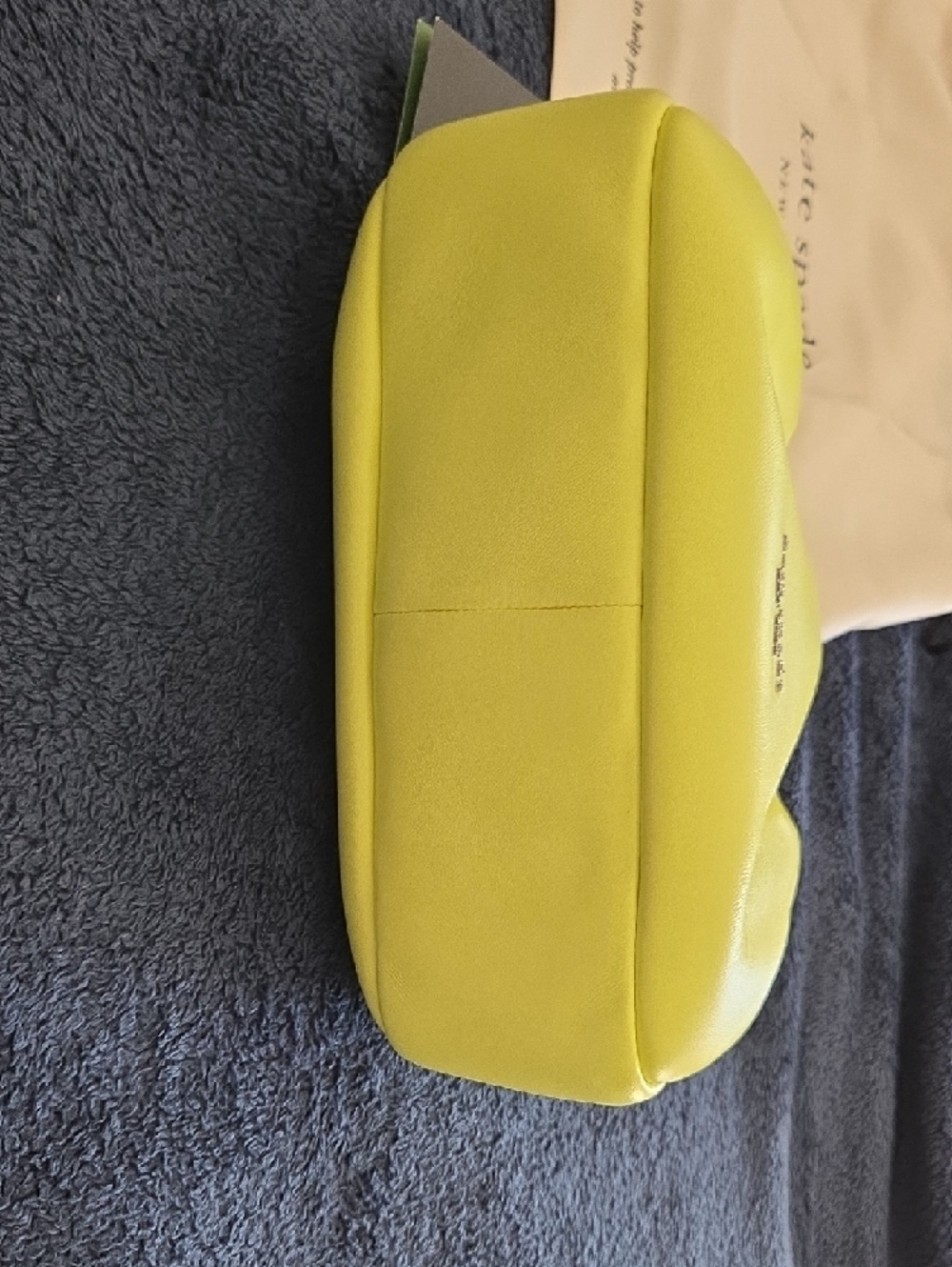 kate spade Neon Lime Chain-Handle Shoulder Bag Pefrect For Summer Or A Night Out - Picture 3 of 3